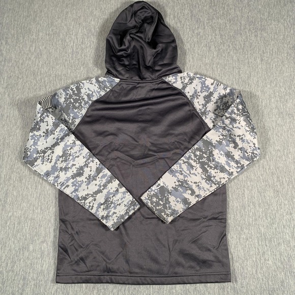 Purdue Boilermakers Jacket Mens Small Gray Camo NCAA Football Colosseum OHT - Picture 12 of 13